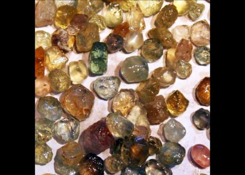 Rock Creek sapphire gravel to wash and search for sapphire gemstones.